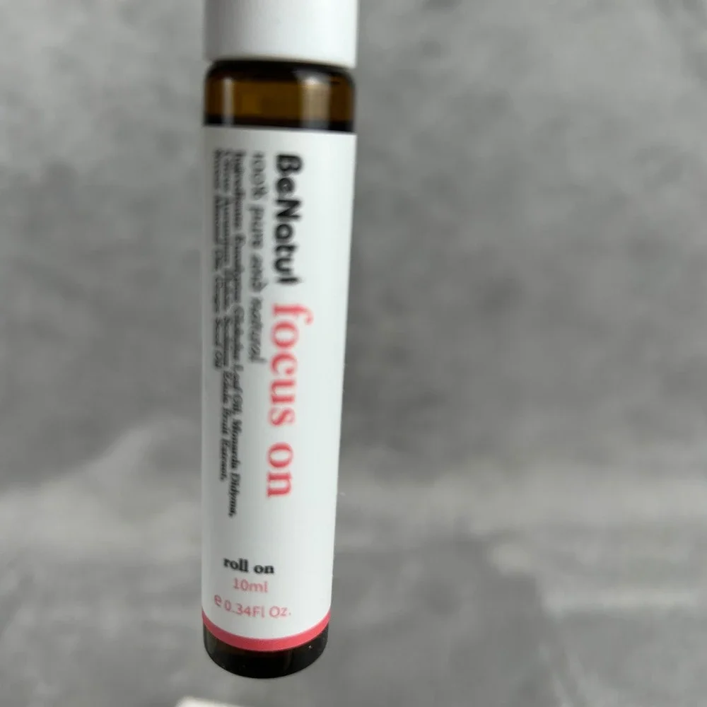 BeNatu Essential Oil Roll On Set 3pk Breathe Focus Happiness 10ml Aromatherapy